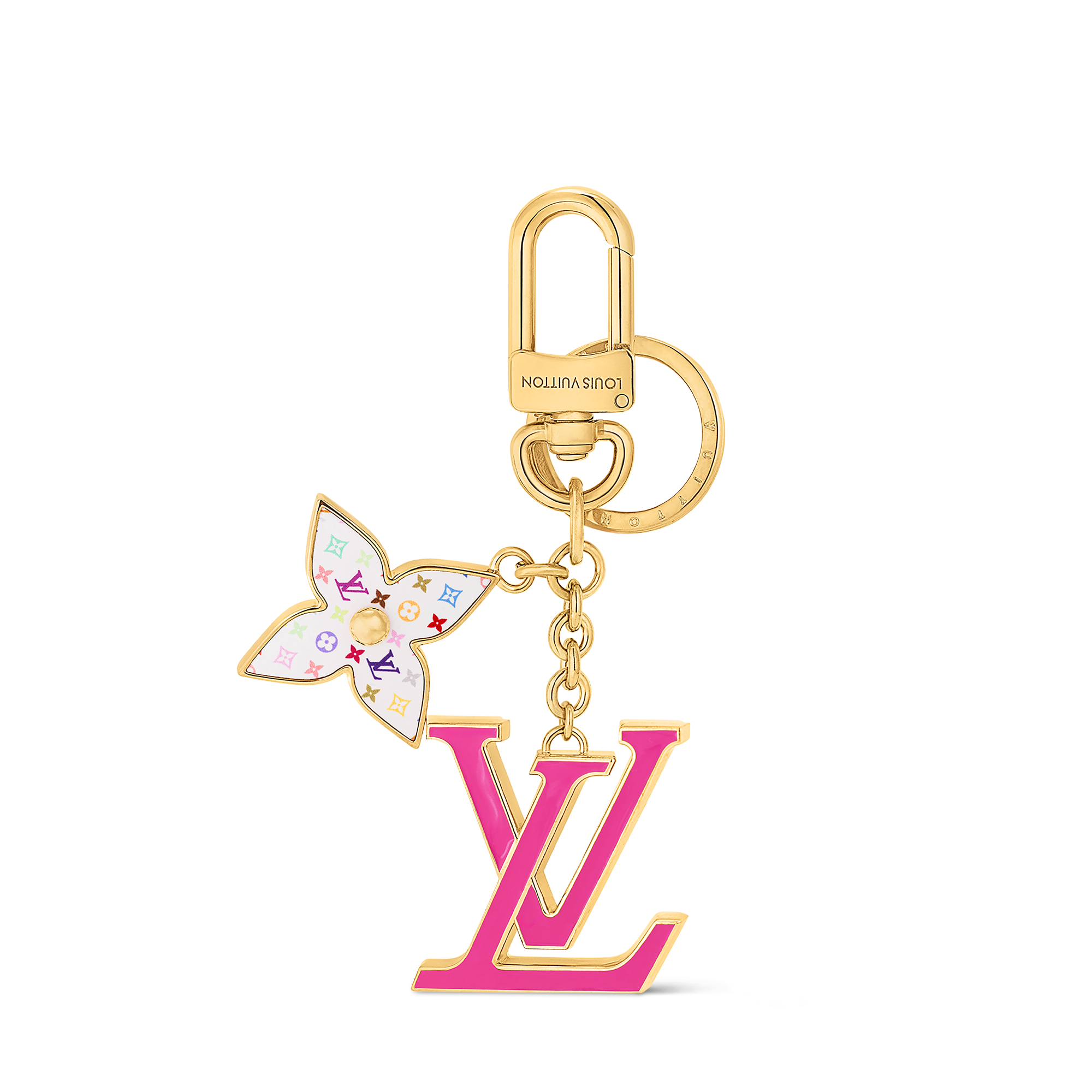 LV x TM LV Iconic Monogram Multicoloured Key Holder - Luxury S00